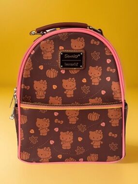 Loungefly x Sanrio Hello Kitty Pumpkin Spice Mini Backpack